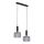 Jupiter 1850 - VA2 - Підвісна люстра VANES 2xE27/60W/230V