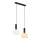 Jupiter 1853 - VA2 - Люстра на тросе VANES 2xE27/60W/230V золотая/черная