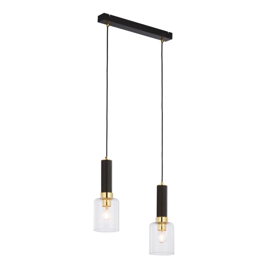 Jupiter 1865 - TU2 - Підвісна люстра TULUZA 2xE27/60W/230V золотий