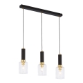 Jupiter 1866 - TU3 - Підвісна люстра TULUZA 3xE27/60W/230V золотий