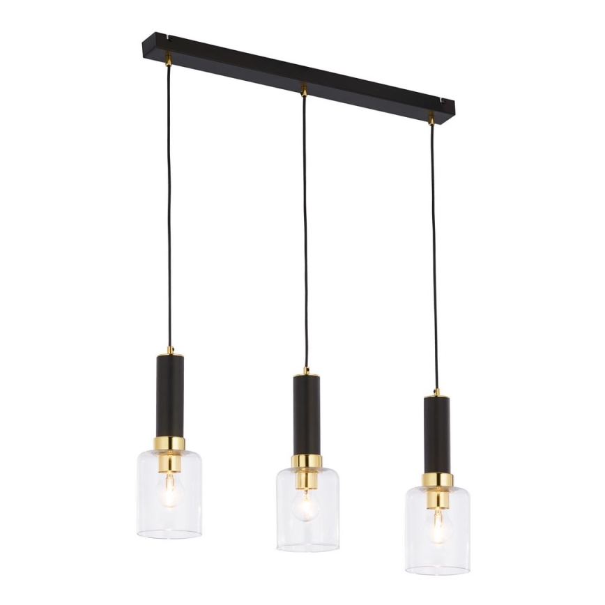 Jupiter 1866 - TU3 - Підвісна люстра TULUZA 3xE27/60W/230V золотий