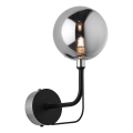 Jupiter 1889 - Настінний світильник ERIS 1xG9/14W/230V матовий хром/чорний/димчасто-сірий