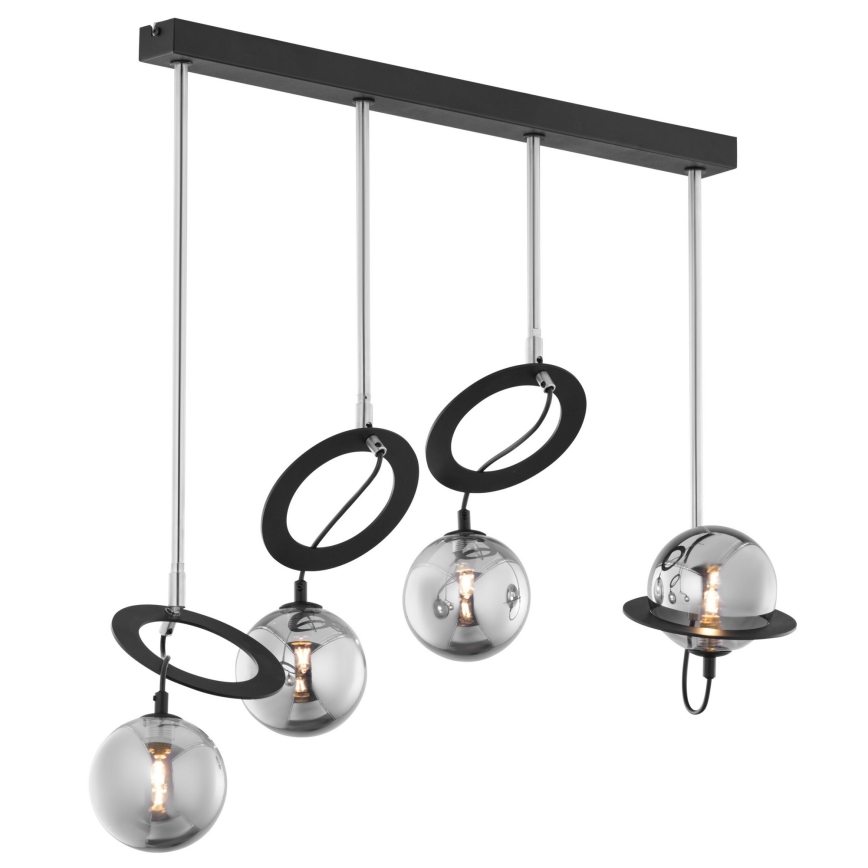 Jupiter 1896 - Люстра на штанге PLANET 4xG9/10W/230V матовый хром