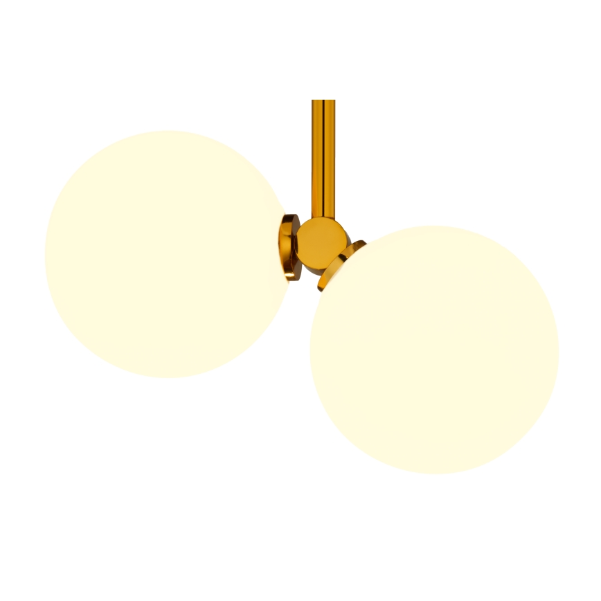 Jupiter 1918 - Люстра на штанге LUNA 2xG9/40W/230V латунь/черная