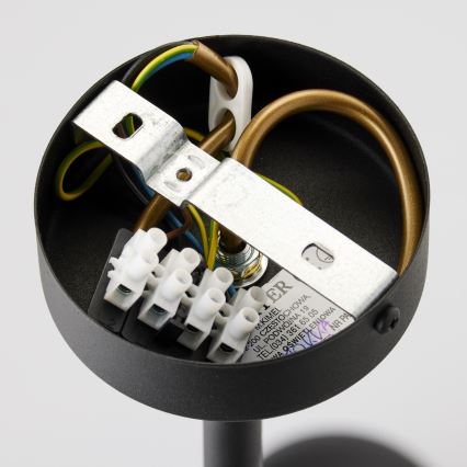 Jupiter 1974 - Люстра на штанге MOKA 3xGU10/10W/230V + 3xG9/10W/230V черный/блестящий хром