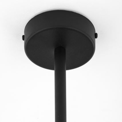 Jupiter 1975 - Люстра на штанге MOKA 4xGU10/10W/230V + 4xG9/10W/230V черный/блестящий хром