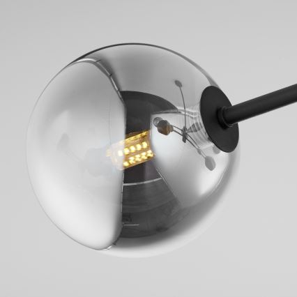 Jupiter 1975 - Люстра на штанзі MOKA 4xGU10/10W/230V + 4xG9/10W/230V чорний/глянцевий хром