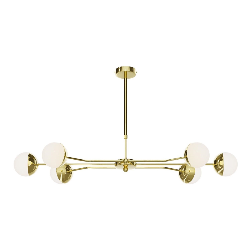 Jupiter 1980 - Люстра на штанге TRENTO 6xG9/10W/230V золотистый