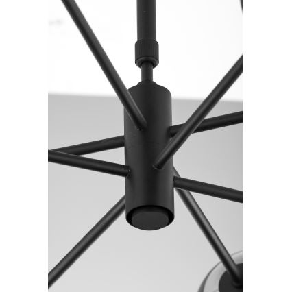 Jupiter 1994 - Люстра на штанзі MOKA 4xGU10/10W/230V + 4xG9/10W/230V чорний/бежевий