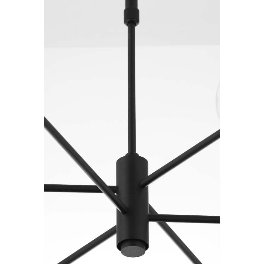 Jupiter 1997 - Люстра на штанзі MOKA 3xGU10/10W/230V + 3xG9/10W/230V чорний/білий