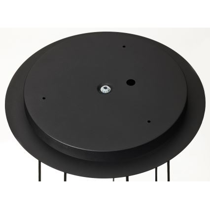 Jupiter 2015 - Підвісна люстра ALAS 7xGU10/10W/230V чорний/золотий