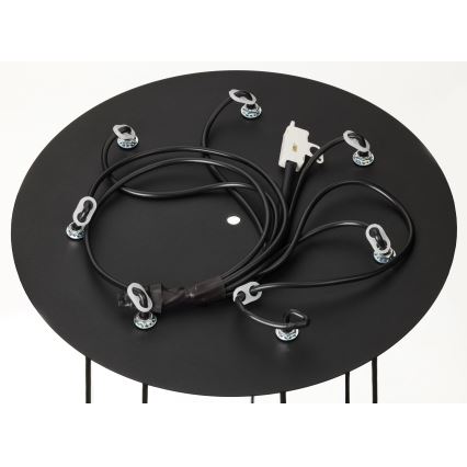 Jupiter 2015 - Подвесная люстра ALAS 7xGU10/10W/230V черный/золотистый