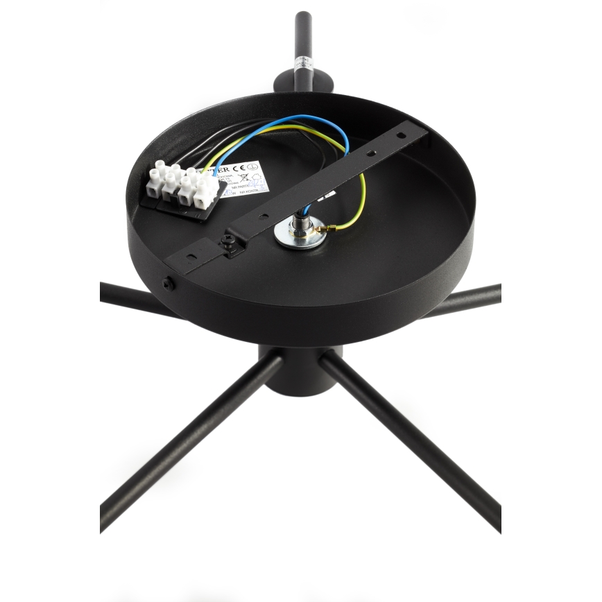 Jupiter 2047 - Припотолочная люстра PRATO 5xG9/10W/230V черный/бежевый