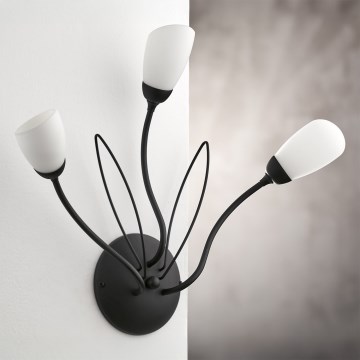 Jupiter 2059 - Настенный светильник GLORIOSA 3xG9/14W/230V черный