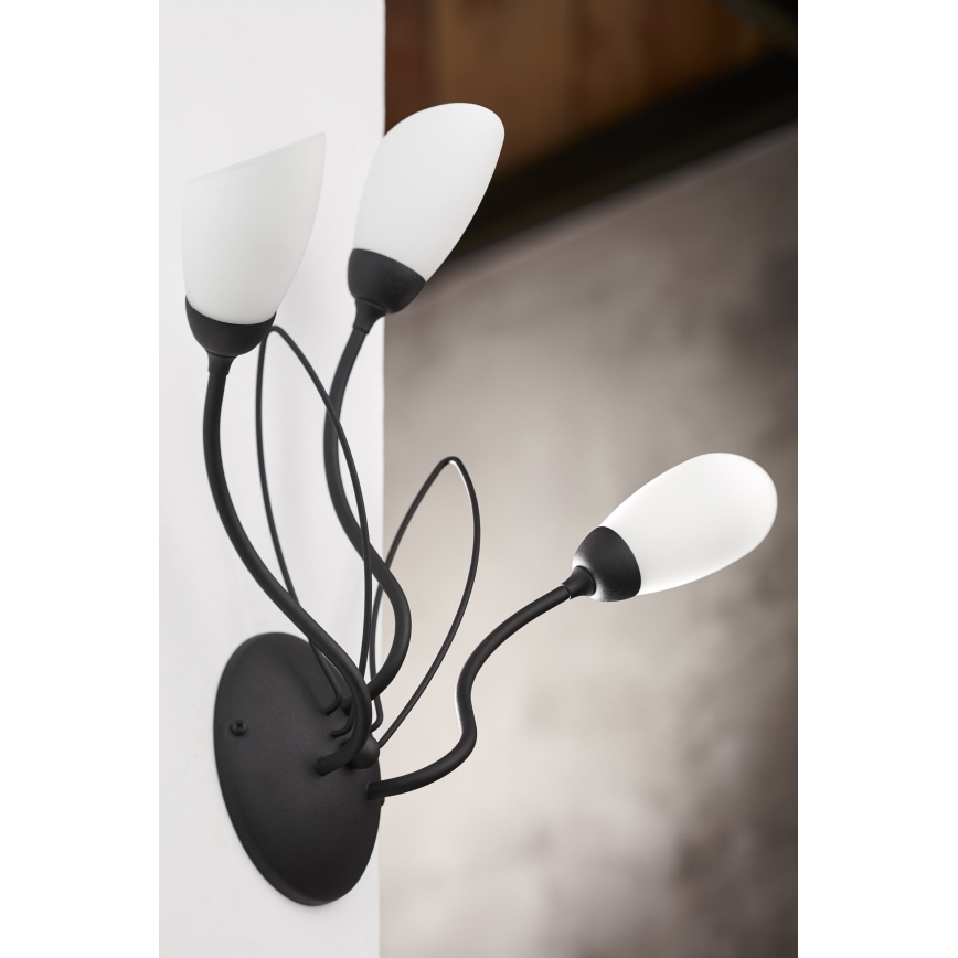 Jupiter 2059 - Настенный светильник GLORIOSA 3xG9/14W/230V черный