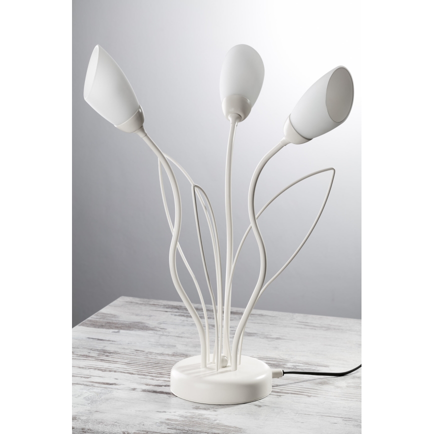 Jupiter 2060 - Настольная лампа GLORIOSA 3xG9/14W/230V кремовая