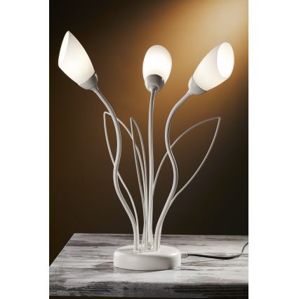 Jupiter 2060 - Настольная лампа GLORIOSA 3xG9/14W/230V кремовая