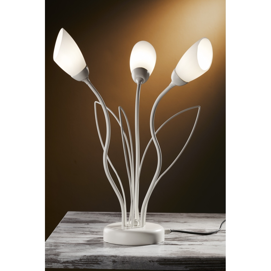 Jupiter 2060 - Настольная лампа GLORIOSA 3xG9/14W/230V кремовая