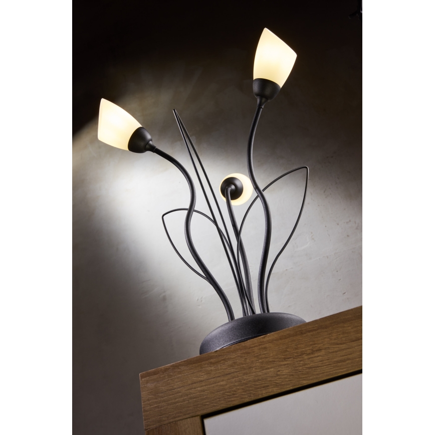 Jupiter 2065 - Настільна лампа GLORIOSA 3xG9/14W/230V чорна