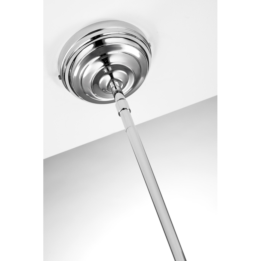 Jupiter 2071 - Люстра на штанзі PLATINO 1xE27/15W/230V зелена/блискучий хром