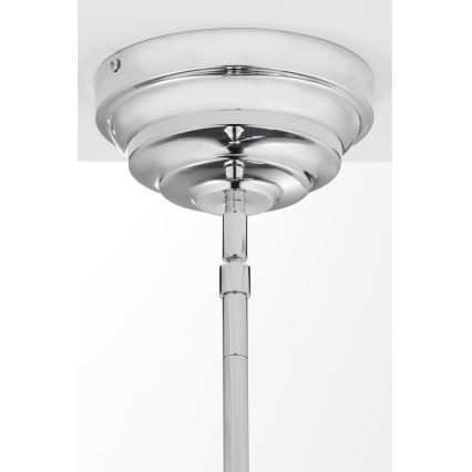 Jupiter 2072 - Люстра на штанге PLATINO 3xE27/15W/230V зелёный/глянцевый хром