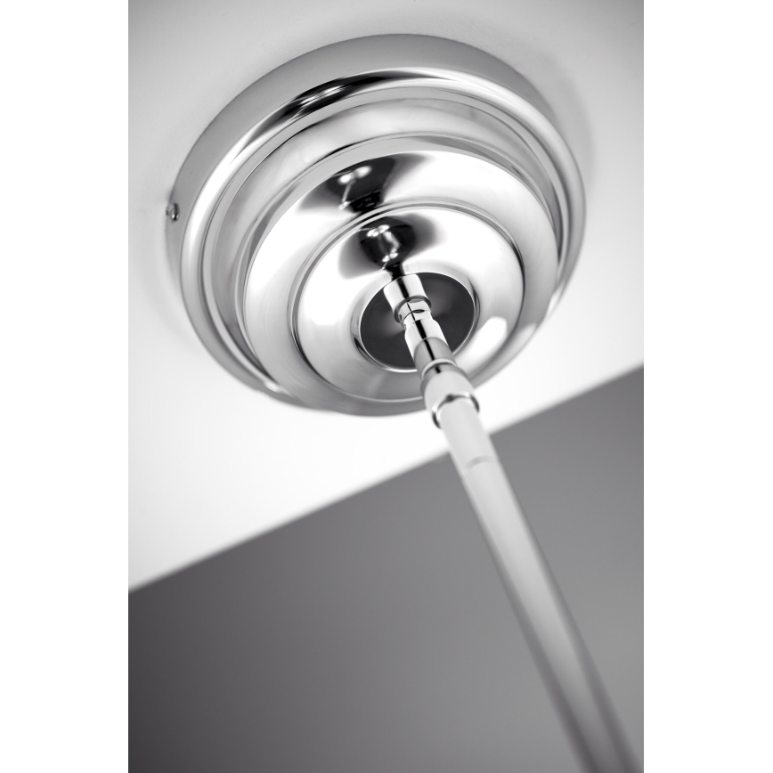 Jupiter 2072 - Люстра на штанзі PLATINO 3xE27/15W/230V зелена/глянцевий хром