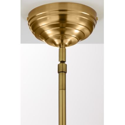 Jupiter 2073 - Люстра на штанге PLATINO 1xE27/15W/230V зелёная/золотая