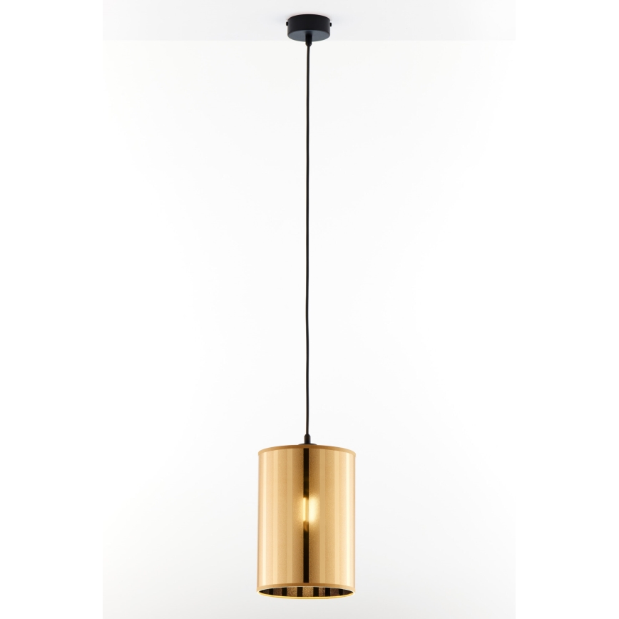 Jupiter 2090 - Люстра на тросе CORTINA 1xE27/15W/230V золотая/чёрная