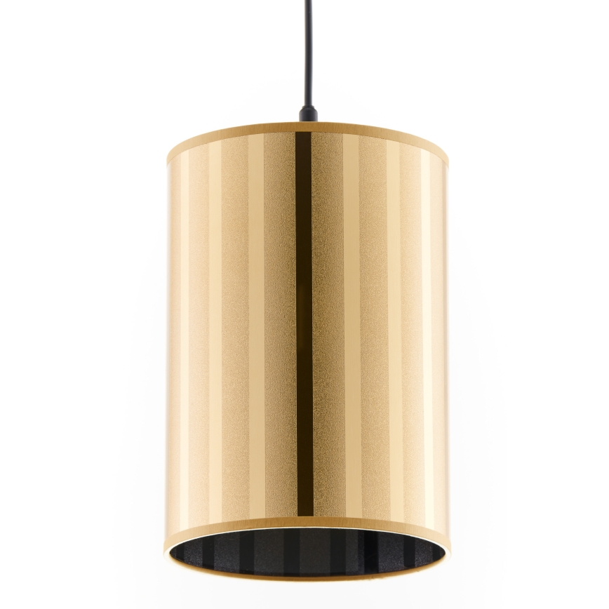 Jupiter 2090 - Підвісна люстра на тросі CORTINA 1xE27/15W/230V золота/чорна