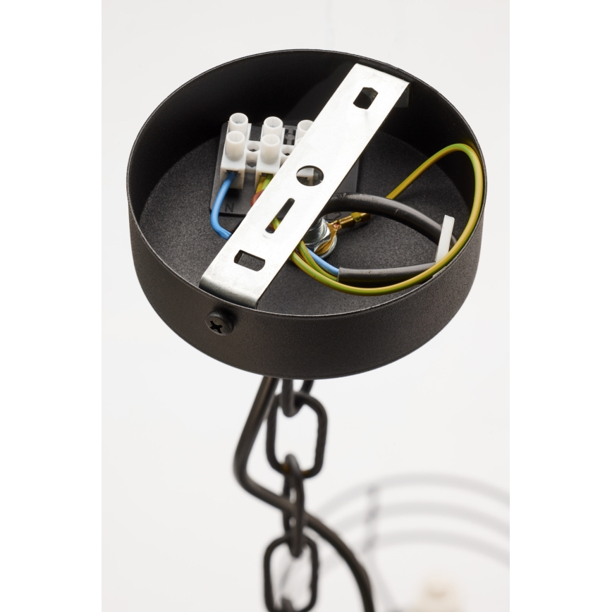 Jupiter 2101 - Люстра на цепи ARTHUR 5xE27/15Вт/230В синяя/чёрная