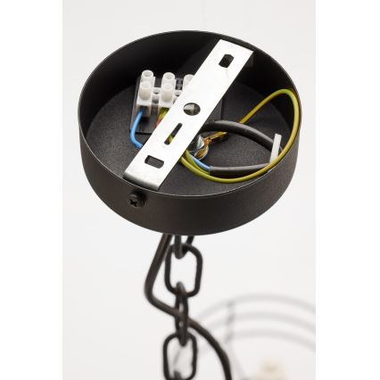 Jupiter 2101 - Люстра на цепи ARTHUR 5xE27/15Вт/230В синяя/чёрная