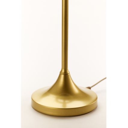 Jupiter 2112 - Настольная лампа KASZMIR 1xE27/15W/230V белая/золотая/декор под мрамор