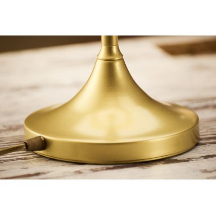 Jupiter 2116 - Настільна лампа KASZMIR 1xE27/15W/230V синя/золота