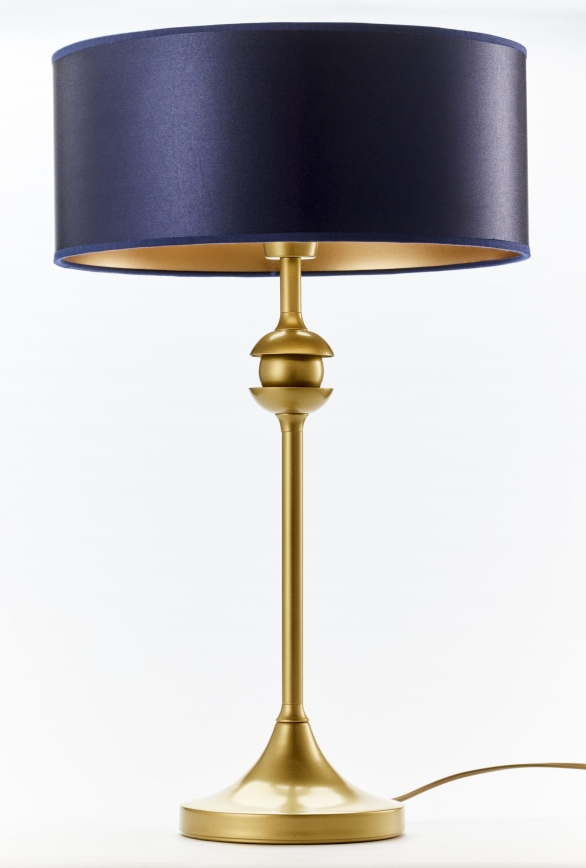 Jupiter 2116 - Настольная лампа KASZMIR 1xE27/15W/230V синяя/золотая