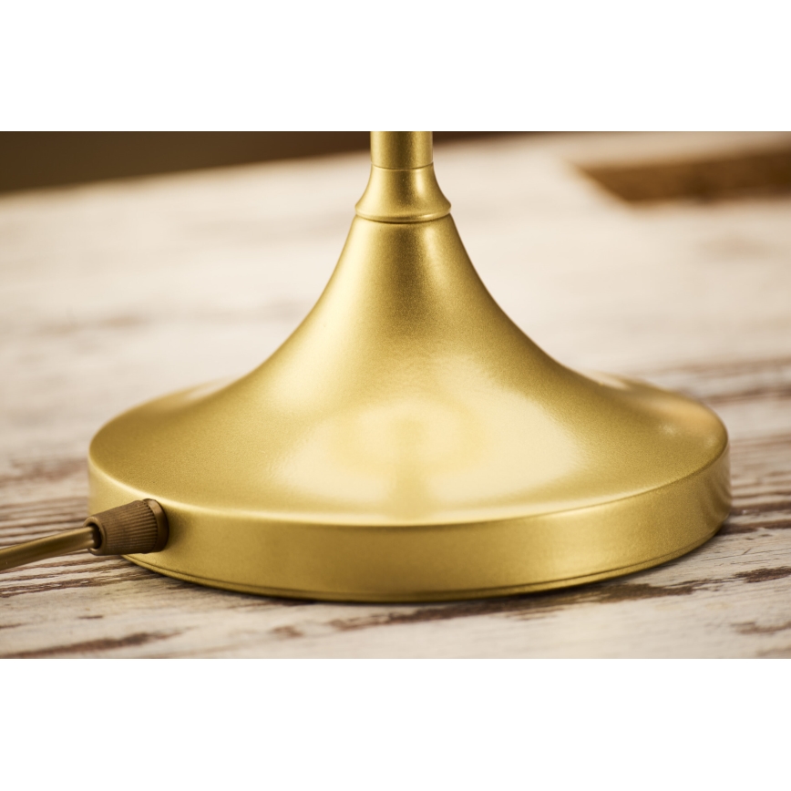 Jupiter 2116 - Настольная лампа KASZMIR 1xE27/15W/230V синяя/золотая