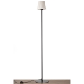Jupiter 2178 - Підлогова лампа MILO 1xE27/15W/230V чорна/біла