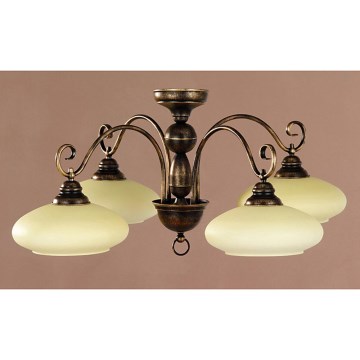 Jupiter 398 - BO-4PL- Припотолочная люстра BOLERO 4xE27/60W/230V