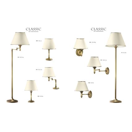 Jupiter 506 - CL K p - Настенный светильник CLASSIC E27/60W/230V