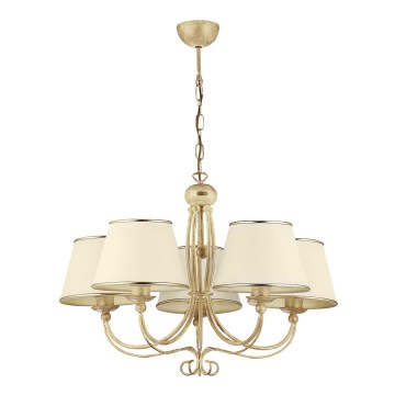 Jupiter 515 - LA-5-E - Подвесная люстра на цепи LAURA 5xE27/60W/230V