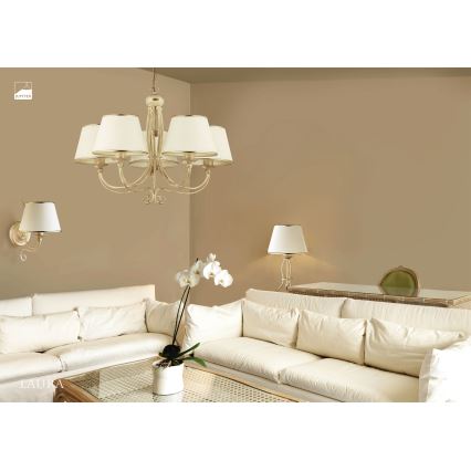 Jupiter 515 - LA-5-E - Подвесная люстра на цепи LAURA 5xE27/60W/230V