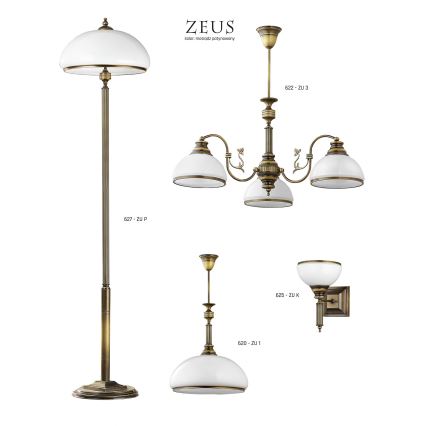 Jupiter 624 - ZU 5 - Подвесная люстра ZEUS 5xE27/60W/230V