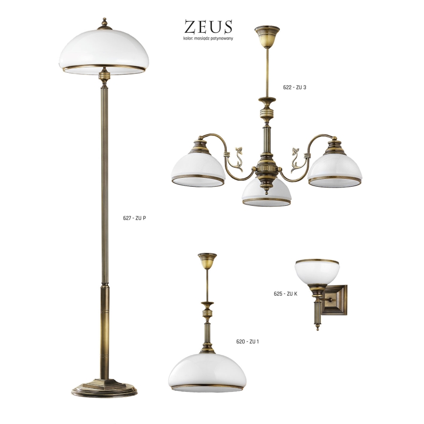 Jupiter 624 - ZU 5 - Подвесная люстра ZEUS 5xE27/60W/230V