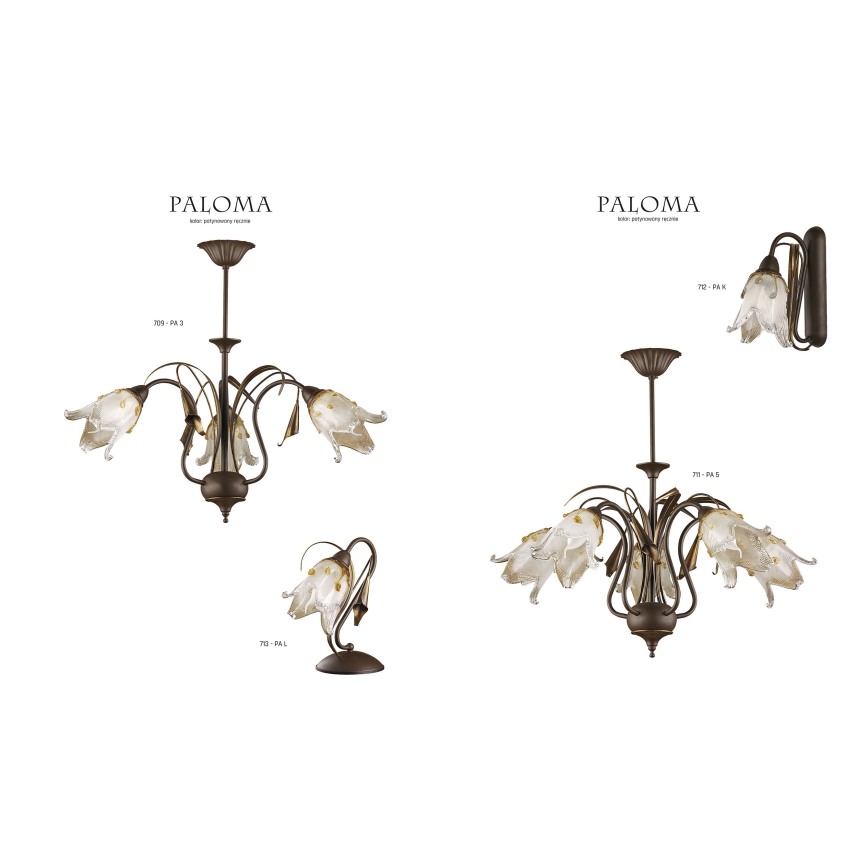 Jupiter 713 - PA L - Настольная лампа PALOMA 1xE27/40W/230V