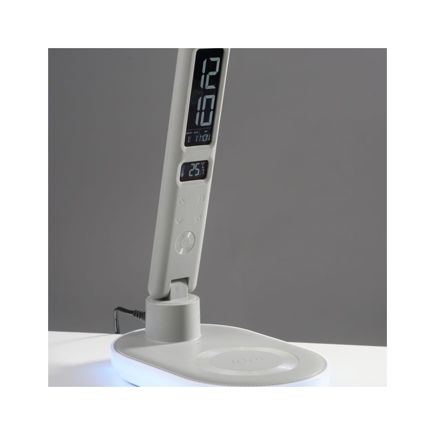 JUST LIGHT. 11018-16 - Сенсорная столовая лампа TINA LED/4W/230V с беспроводной зарядкой, белая