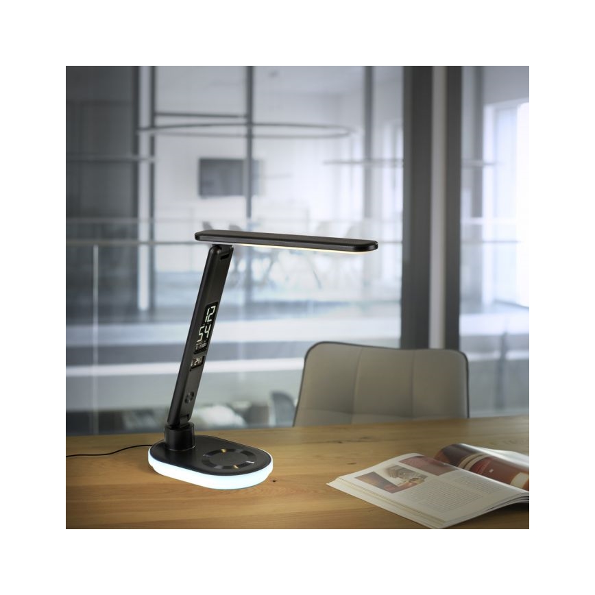 JUST LIGHT. 11018-18 - LED RGBW LED Сенсорна настільна лампа з регулюванням яскравості та бездротовою зарядкою TINA LED/4W/230V