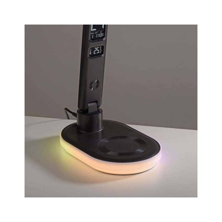 JUST LIGHT. 11018-18 - LED RGBW LED Сенсорна настільна лампа з регулюванням яскравості та бездротовою зарядкою TINA LED/4W/230V
