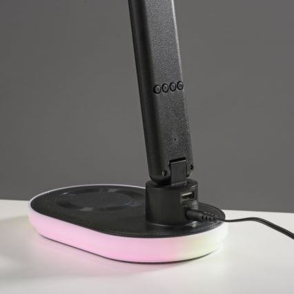 JUST LIGHT. 11018-18 - LED RGBW LED Сенсорна настільна лампа з регулюванням яскравості та бездротовою зарядкою TINA LED/4W/230V