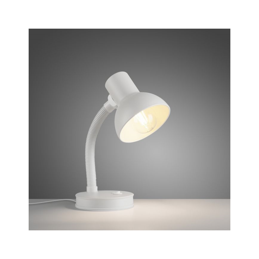 JUST LIGHT. 11080-16 - Гибкий столовый светильник FLEXI 1xE27/25W/230V белый