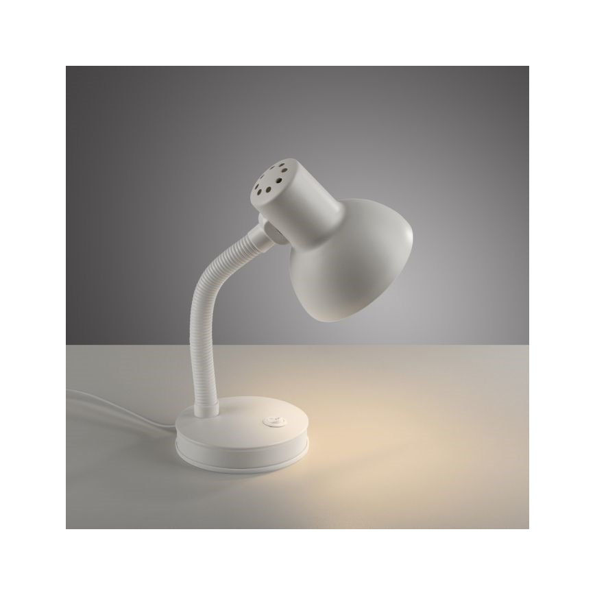 JUST LIGHT. 11080-16 - Гибкий столовый светильник FLEXI 1xE27/25W/230V белый