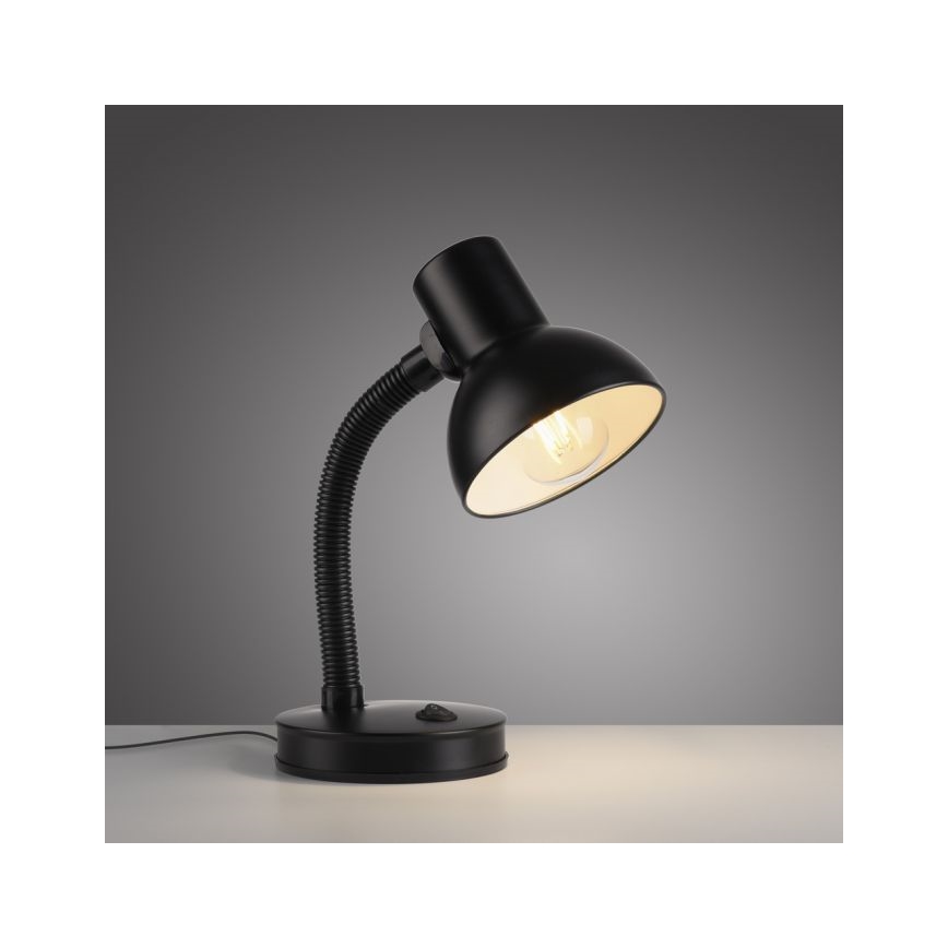 JUST LIGHT. 11080-18 - Гибкий столовый светильник FLEXI 1xE27/25W/230V черный